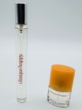 Clinique Happy Set: Purse Size (10 ml) + Travel Size (4 ml)